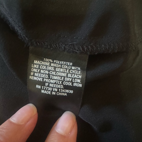 Belted Black Shirt Dress - Picture 9 of 11